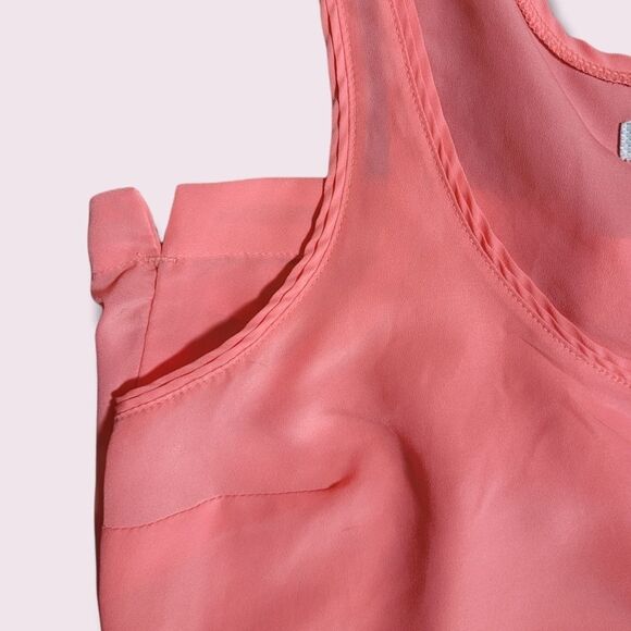 Old Navy Peach Tank Blouse XS Petite - Picture 5 of 5